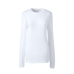 J CREW White Long Sleeve Tee